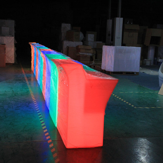 Factory Price Illuminated Led Furniture Bar Table