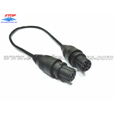 7pin molded waterproof cable