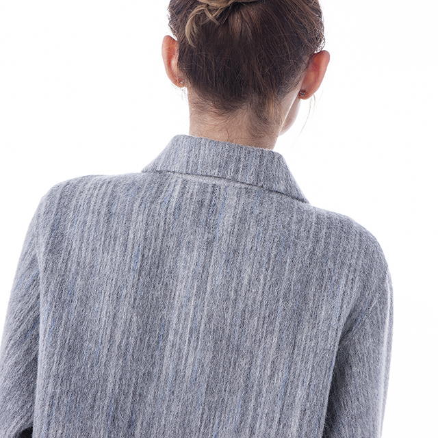 Fashion cashmere wool jacket on the back