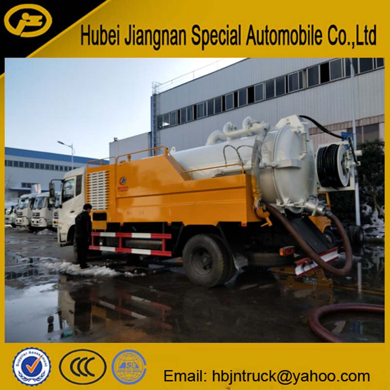 Water Jetting Vacuum Tank Truck