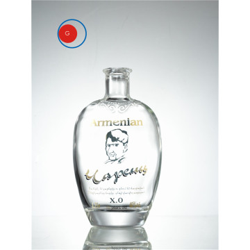Antique Round Shape XO Super Crystal Glass Bottle