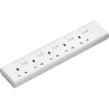 UK extension cord with 5 outlets