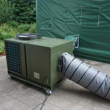 Military camps use portable air conditioner with wheel
