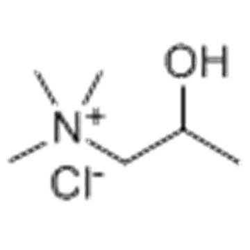 1-Propanaminium,2-hydroxy-N,N,N-trimethyl-, chloride (1:1) CAS 2382-43-6