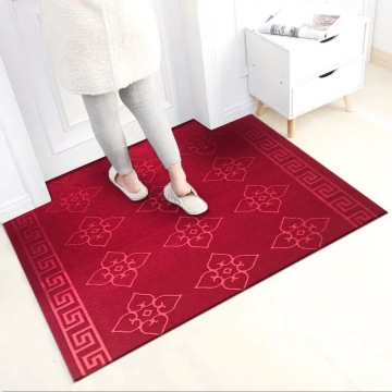 Lower price polyester plain exhibition carpet mat