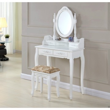 Royal Golden Drawers Mirror dressing table