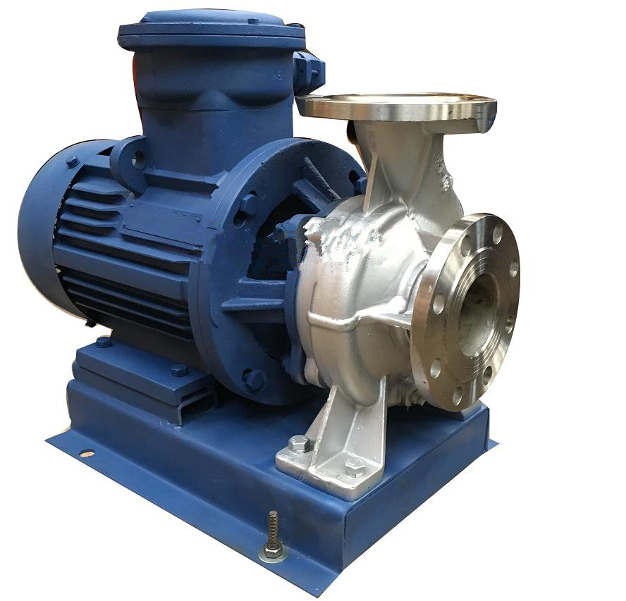 ISWH explosion-proof chemical stainless steel pipeline pump horizontal chemical pump 2