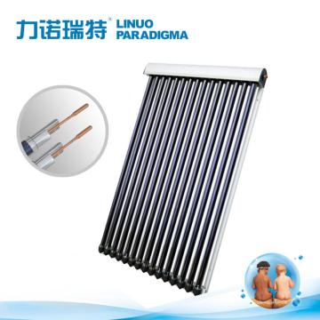 Solar collector with high-efficient heat pipes