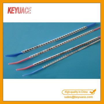 N Type White Color Plastic Cable Markers