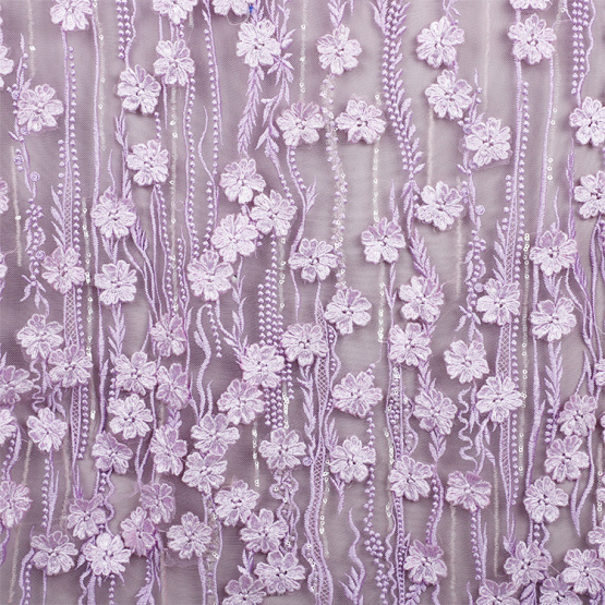MX398 3d luxury lace fabric