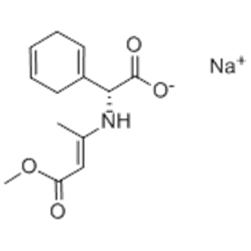 (R)-(+)-alpha-[(3-Methoxy-1-methyl-3-oxo-1-propenyl)amino]-1,4-cyclohexadiene-1-acetic acid sodium salt CAS 26774-89-0