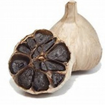 Fermented plain black garlic