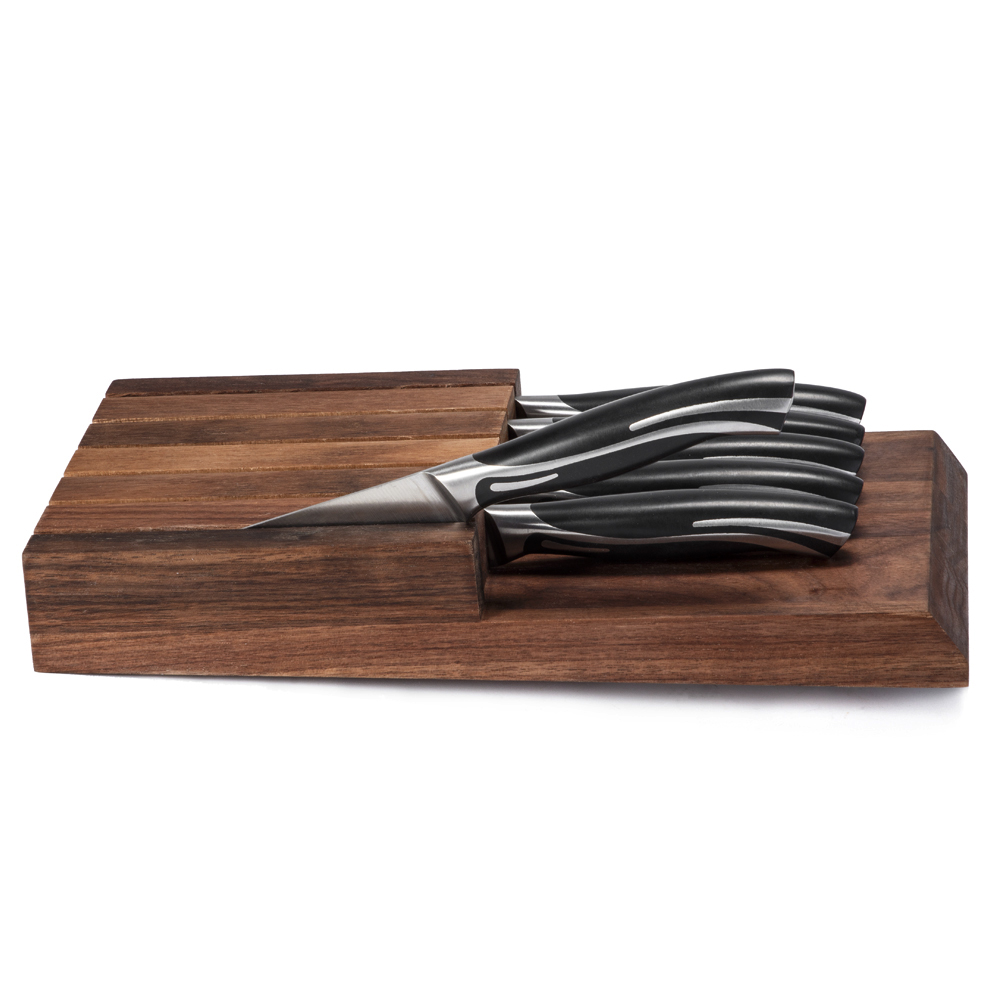 serrated steak knives with double bolsters