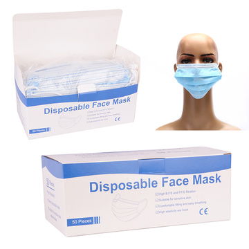 Fast Ship Non-woven Disposable 3ply Face Mask