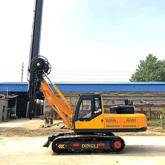 Crawler type square rod diesel rotary drilling rig