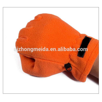 custom unisex high quality red fleece gloves