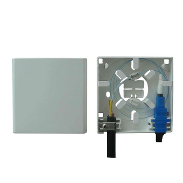Indoor 2 ports Optic Socket/Mini Fiber Optic faceplate