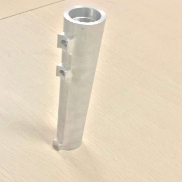 Anodize 6063 aluminum grooved tube pipe