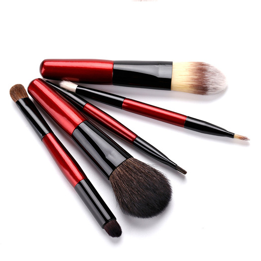 5pcs Travel makeup brushes set