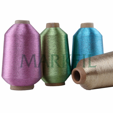 MX type metallic yarn for knitting