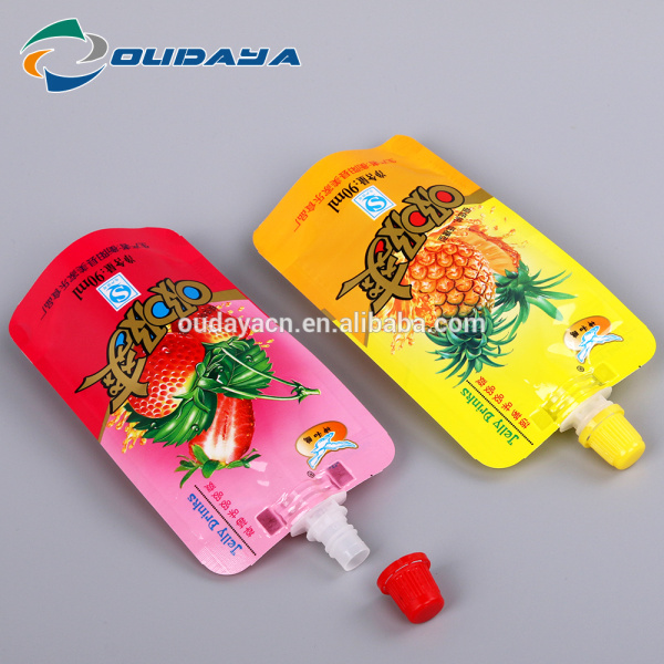 90ml jelly drink Packaging Pouch with spout