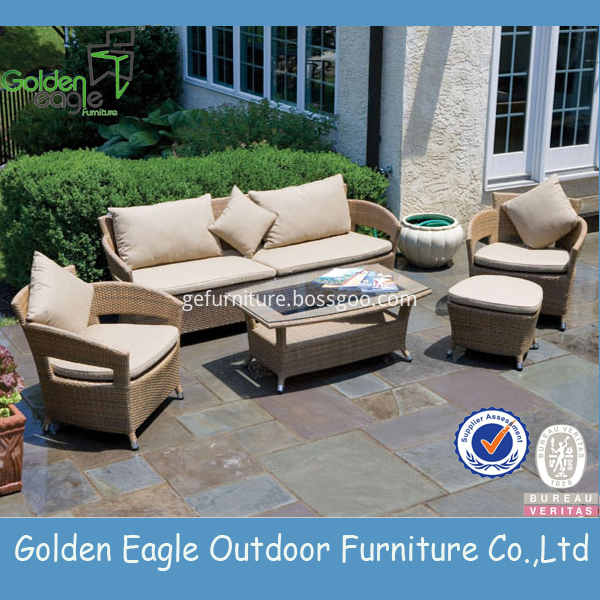 garden furniture outdoor PE rattan sofa