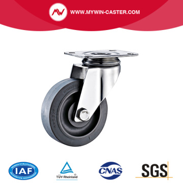 Swivel Plate TPR Stainless Steel Caster
