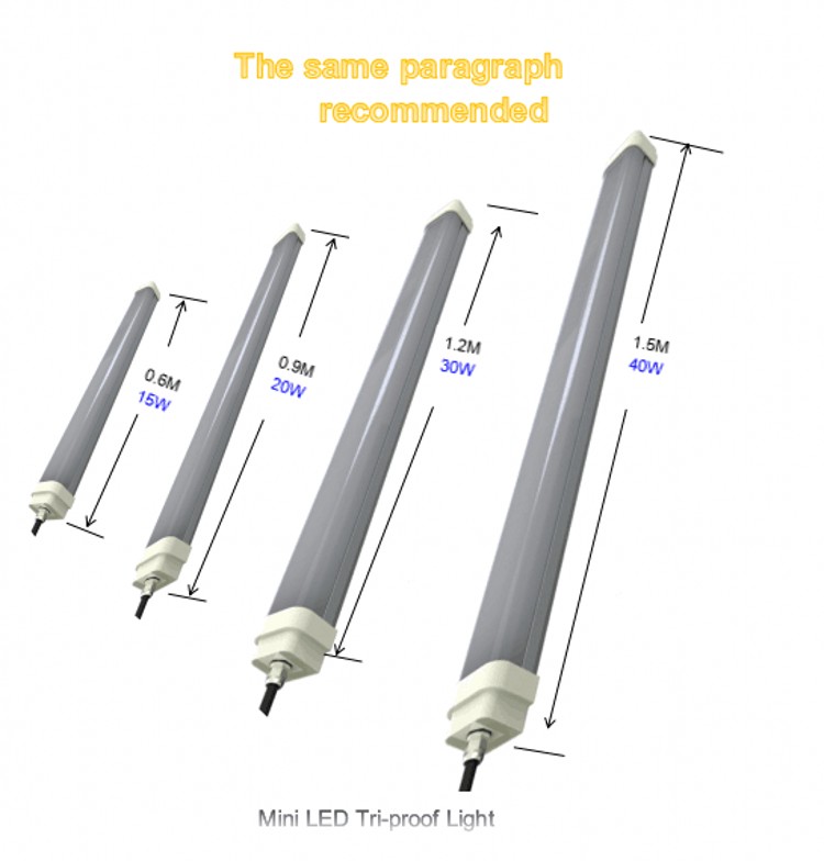 LED tri-proof Light 1500m