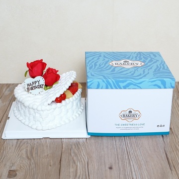Round birthday packaging cake box