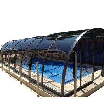 Retractable Cover Swimming Pool Enclosure