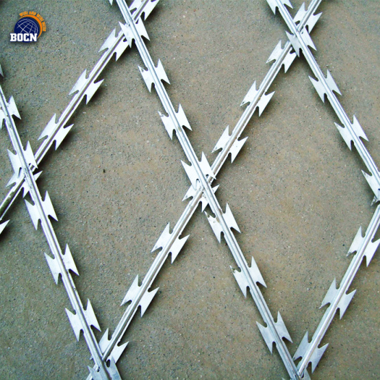 450mm coil diameter concertina fencing razor barbed wire
