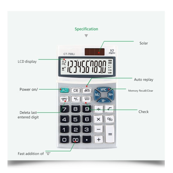 112 steps calculators with Pocket calcualtor