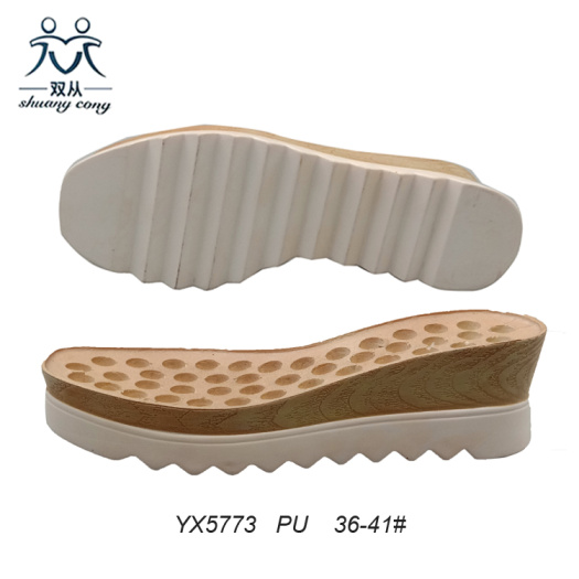 Square Toe Wedge Heel Women Sandals Outsole