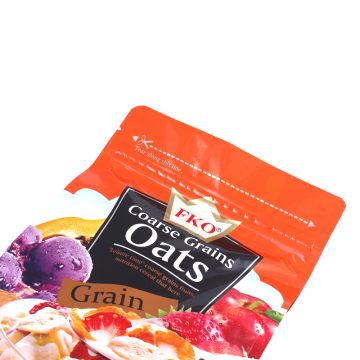 Gusseted Stand-up Foil Packaging Bag For Oat