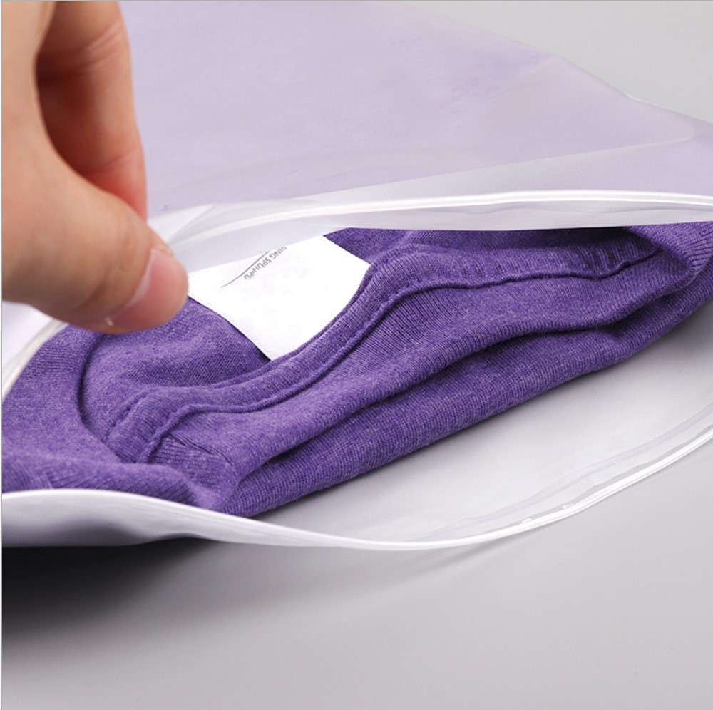 Compostable Zipper Slider Clothes Packing Bags