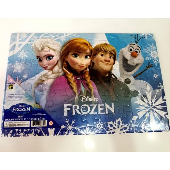 Print children's 48PC color pattern paper puzzle toys