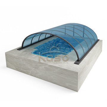 Garden Aluminium Telescopics Swimming Pool Enclosure Roof