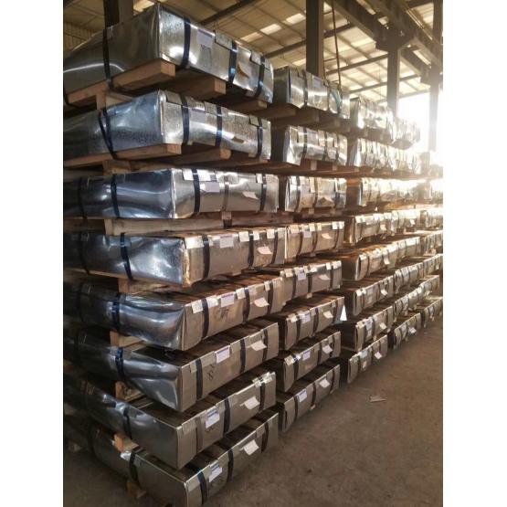 Shandong regular spangle galvanized steel metal iron plate