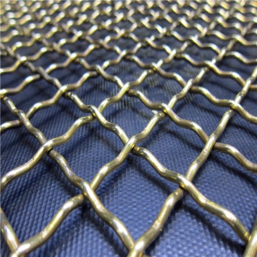 stainless steel crimped woven wire mesh