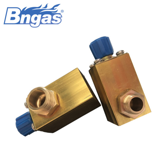 Natural gas valve adjustable big flowrate valve