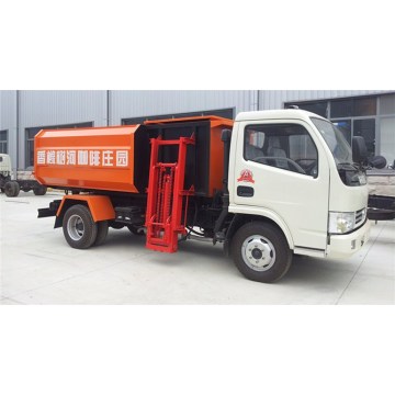 Brand New Dongfeng 5cbm refuse truck side loader