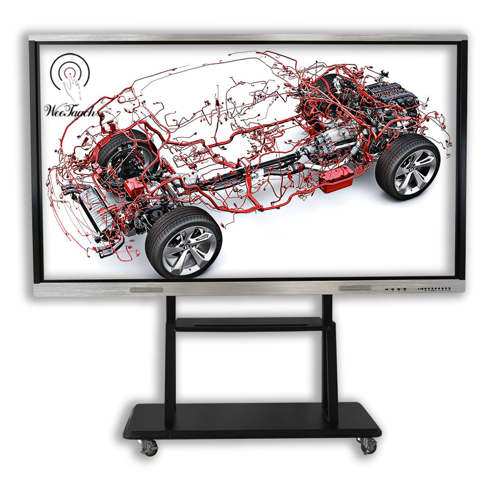 86 inches AI touch panel with mobile stand