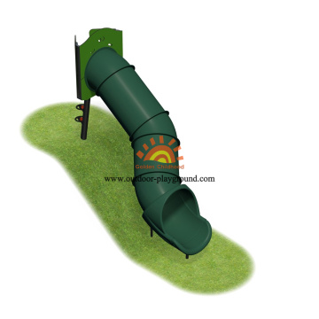 Diameter Outdoor HPL Playground Equipment Plastic Slide