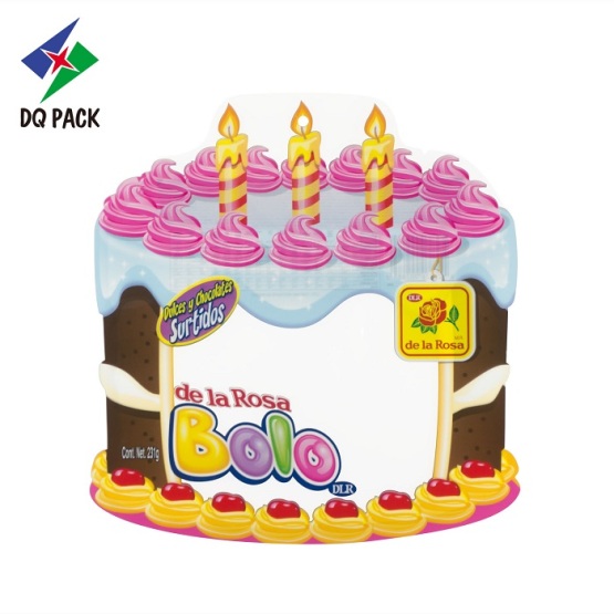 DQ Flexible packaging plastic packing for candy colorful