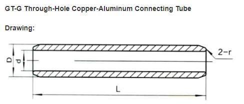 Pass Through Copper Connecting Tube