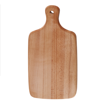 Europe beech wood cutting board with handle
