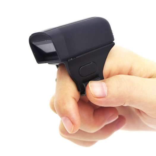 Mini barcode QR code scanner Finger hold scanner