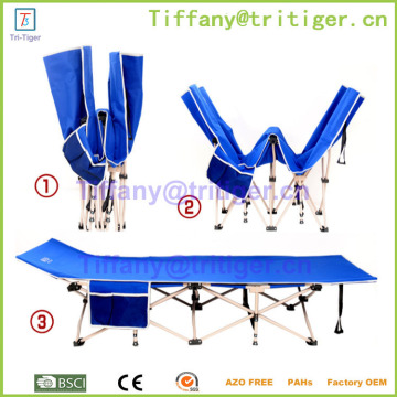 China factory Comfortable portable Metal Camping cot portable bed