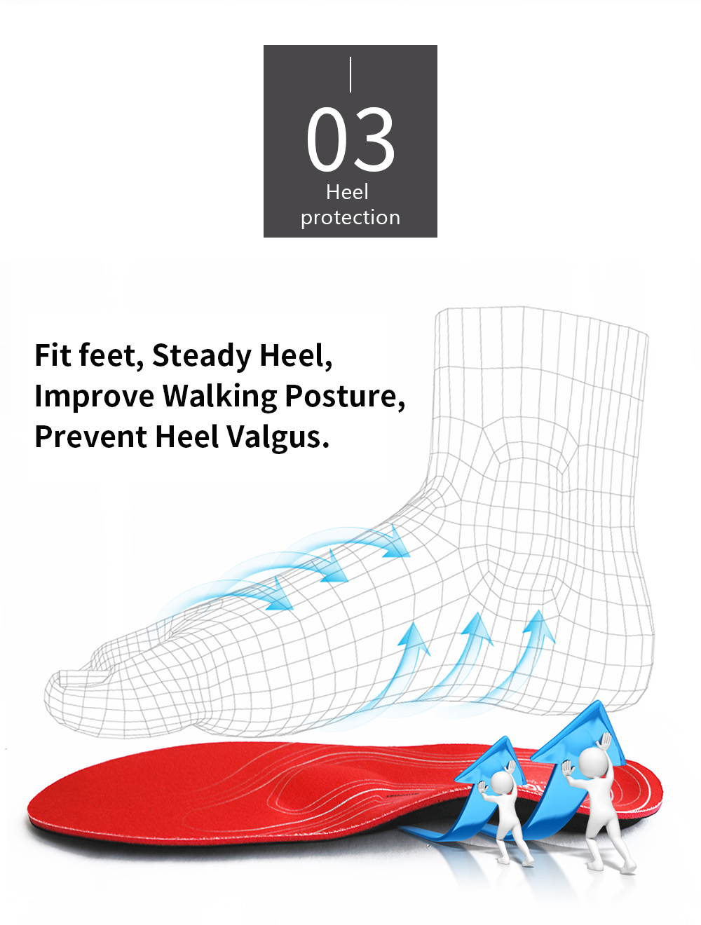 Severe Flat feet insoles