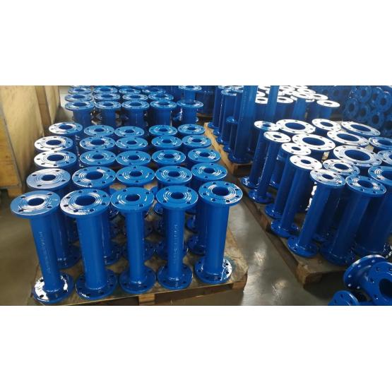 Ductile Iron Flanged Pipes with puddle flange